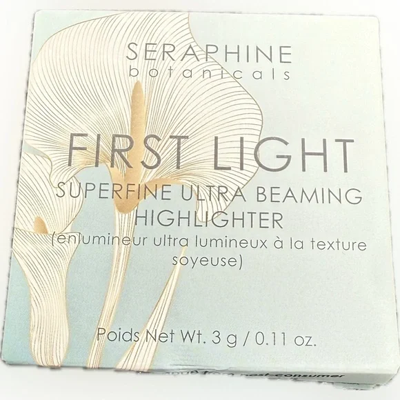 🩷SERAPHINE BOTANICALS🩷First Light Superfine Ultra Beaming Baked Highlighter/NIB - Picture 5 of 10
